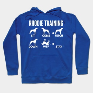 Rhodesian Ridgeback Training Rhodie Dog Tricks Hoodie